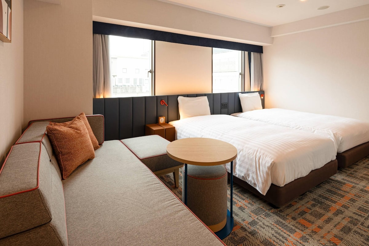 Phòng, 2 giường đơn, không hút thuốc | 1 phòng ngủ, két bảo mật tại phòng, bàn, màn/rèm cản sáng