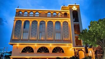 Overnatningsstedets facade