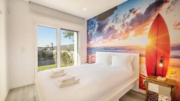 2 soverom, strykejern/-brett, internettilgang og sengetøy