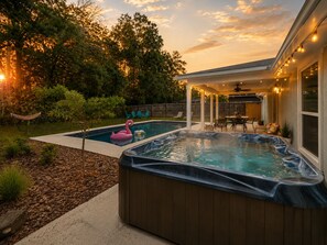 Una piscina climatizada