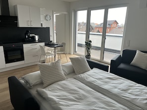 1 chambre, fer et planche à repasser, Wi-Fi gratuit, draps fournis