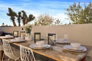 Outdoor dining