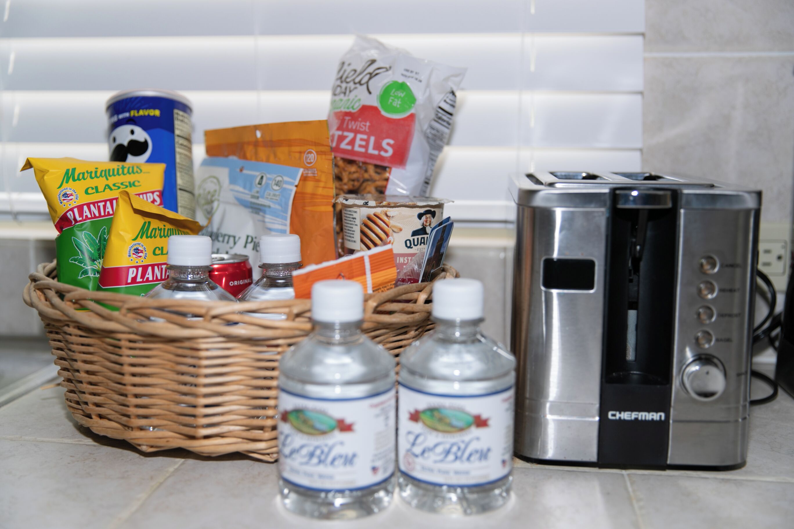 A warm island welcome awaits with complimentary beverages, snacks. 