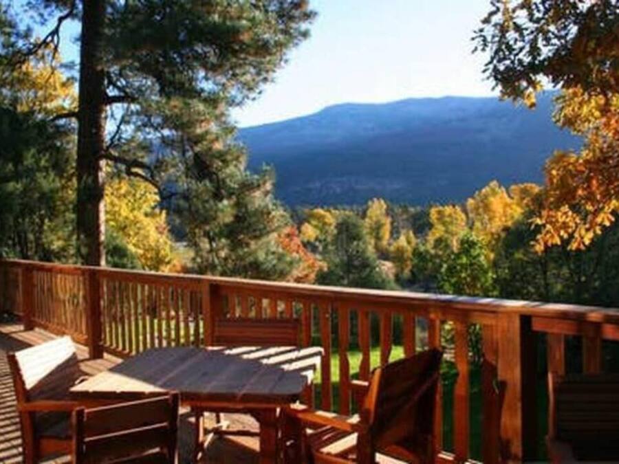 Utsikt fra overnattingsstedet