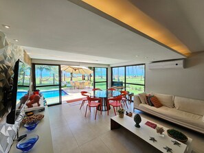 Living area - Lindos Bangalôs - Carneiros Beach Resort (Tamandaré)