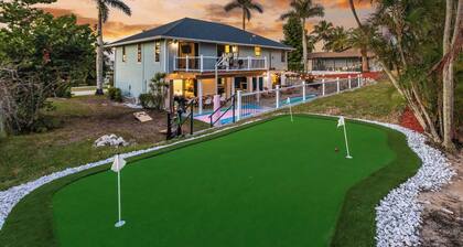 Spacious Villa with Heated Pool, Golf, Game Room, Basketball, Pool Table, Bikes