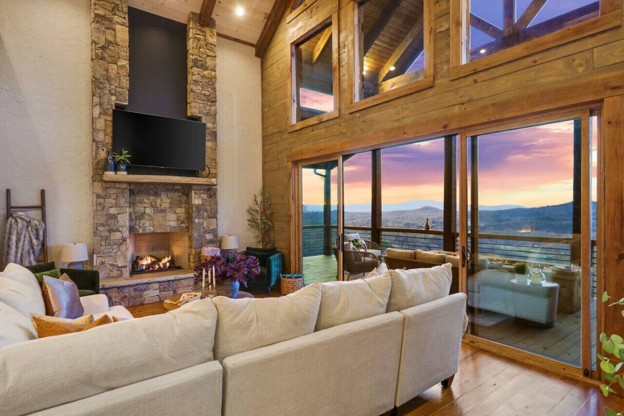 TV, fireplace, video games