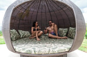 Outdoor pool - Badu Lodge (Santiago de Puriscal)