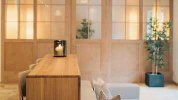 Un sauna, baño turco, tratamientos faciales