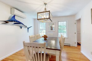 Dining - Gorgeous dog-friendly home with private, heated pool, furnished patio, porch (Sandwich)