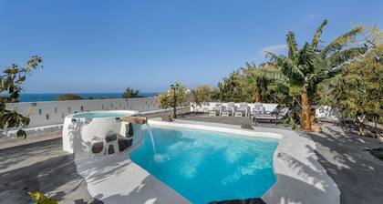 Finca Oasis Samuel" avec vue sur la montagne, terrasse partagée et jardin privé.