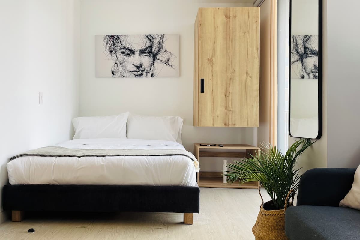 Departamento (611) | 1 habitación y ropa de cama de alta calidad