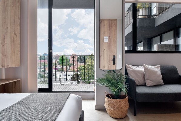 Apartment (611) | 1 Schlafzimmer, hochwertige Bettwaren, Bügeleisen/Bügelbrett