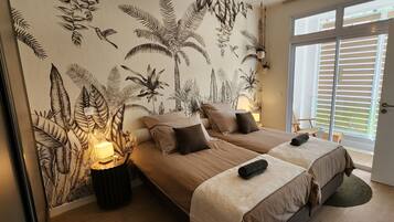 2 Schlafzimmer, Zimmersafe, BĂŒgeleisen/BĂŒgelbrett, kostenloses WLAN