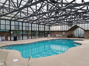 Indoor pool, a heated pool