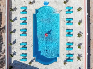 Una piscina climatizada