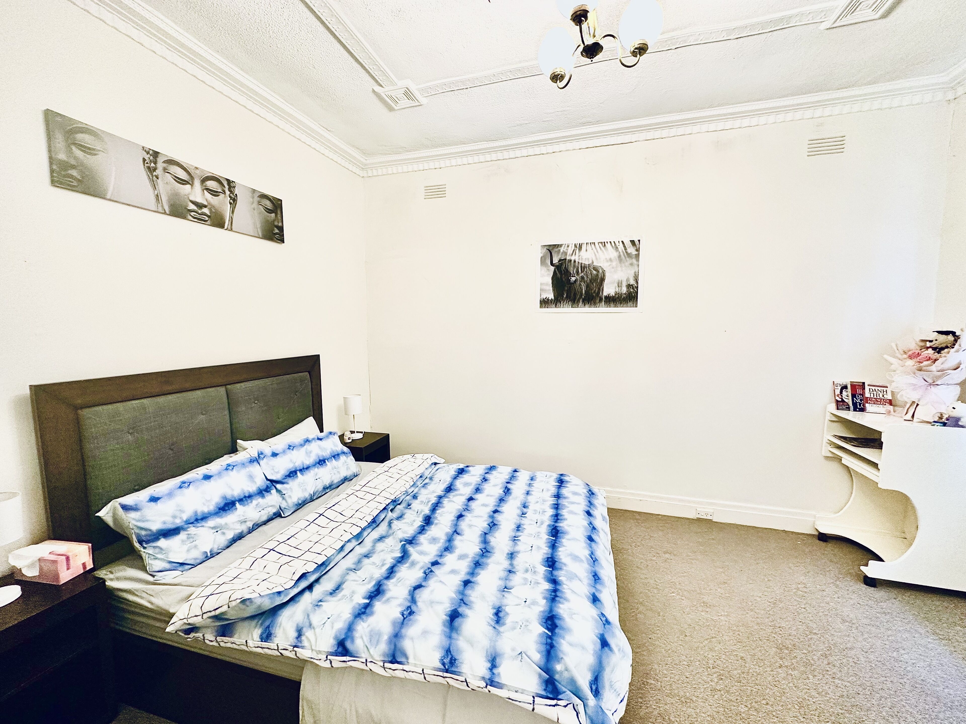 3 soverom, strykejern/-brett, wi-fi og sengetøy