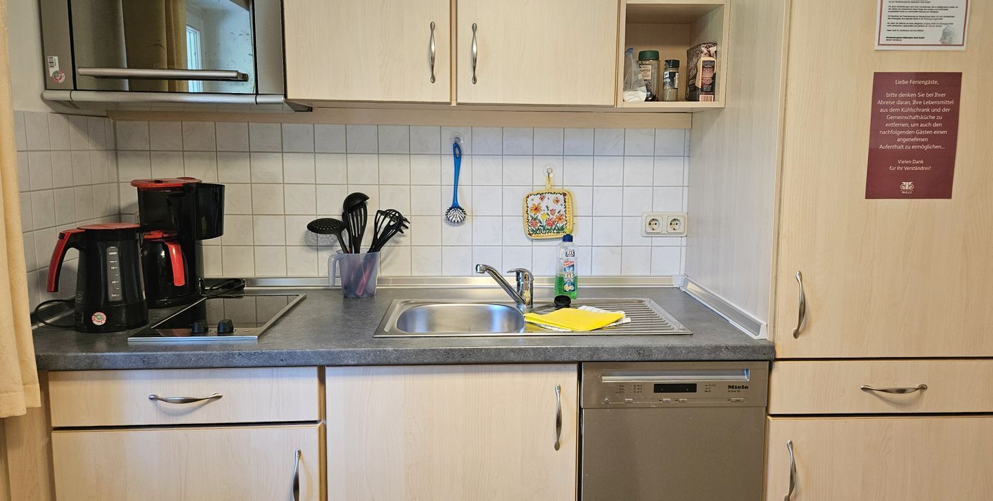 Frigorífico, microondas, cafetera o tetera y hervidor eléctrico