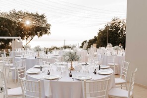 Utendørs bankettområde