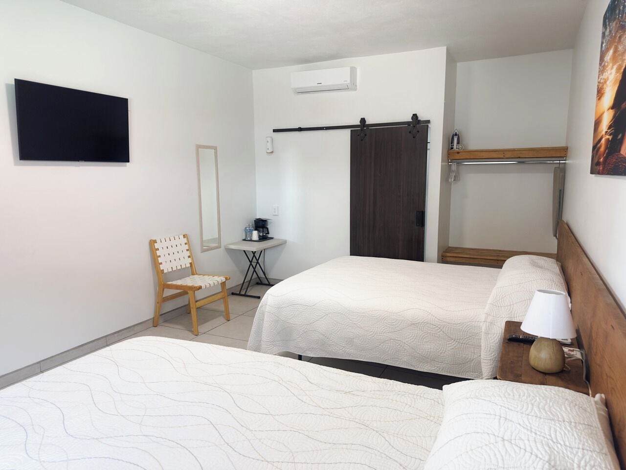 Free WiFi, bed sheets