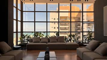 Leilighet – premium | Oppholdsområde | Smart-TV, Netflix og strømmetjenester