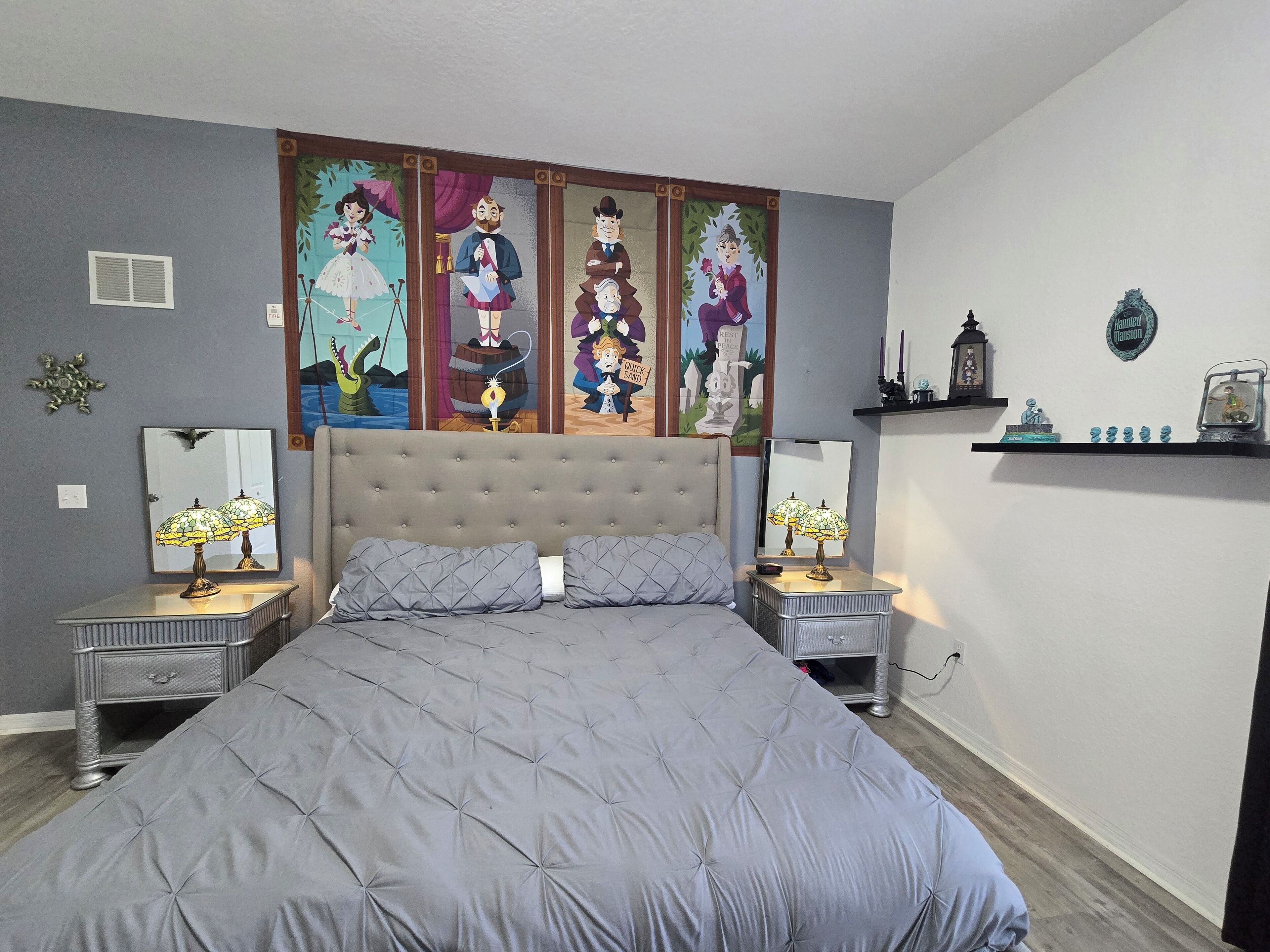 2 bedrooms, in-room safe, iron/ironing board, travel cot