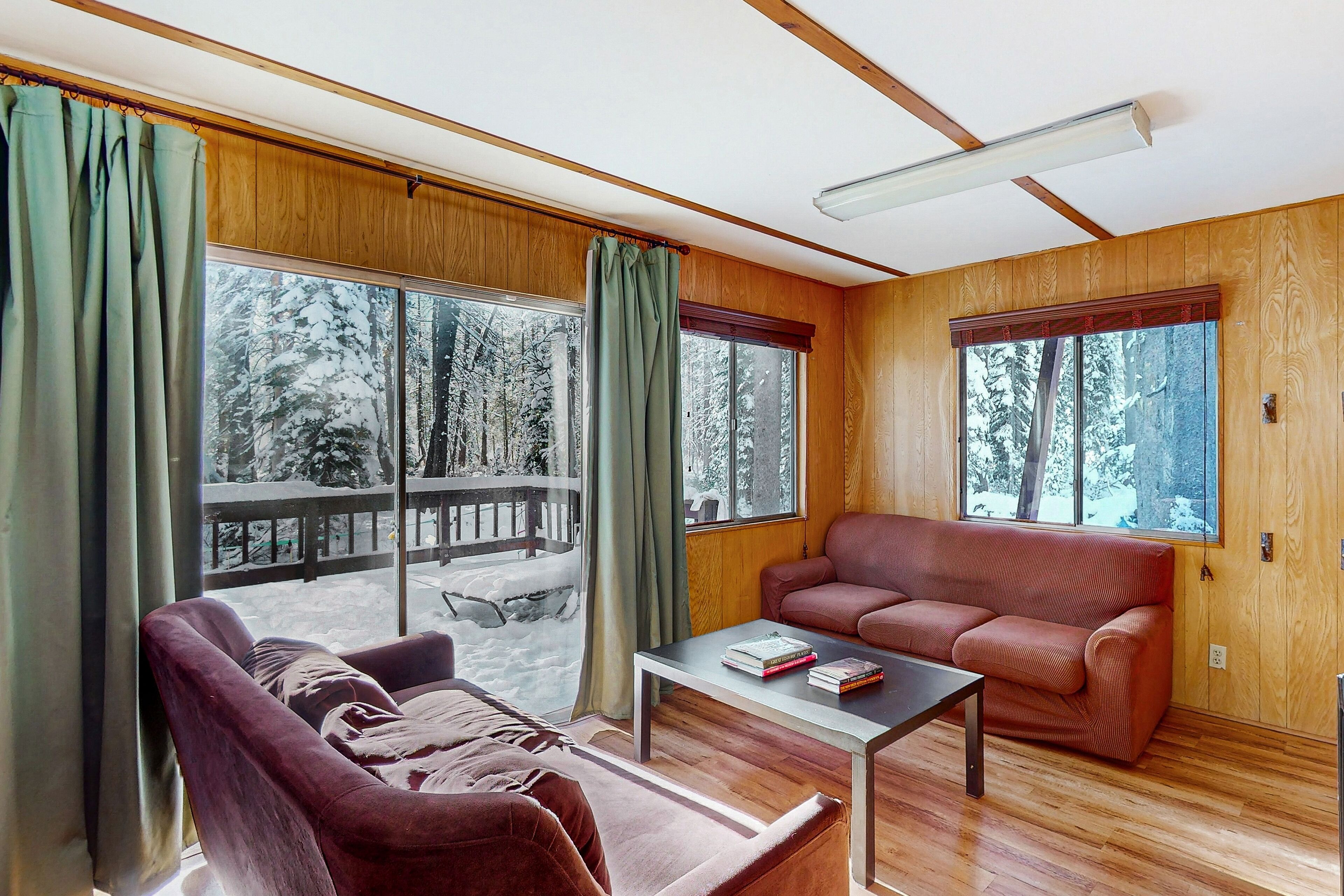 Picturesque cabin with wood stove, deck, board games, & W/D - dog-friendly