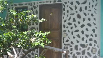 Eenvoudige tweepersoonskamer | Terras