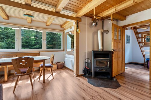 Chalet 'Kletterhütte Sächsische Schweiz' mit Privatterrasse und WLAN