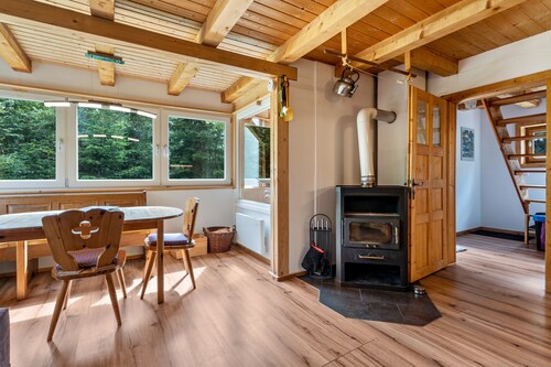 Chalet 'Kletterhütte Sächsische Schweiz' mit Privatterrasse und WLAN
