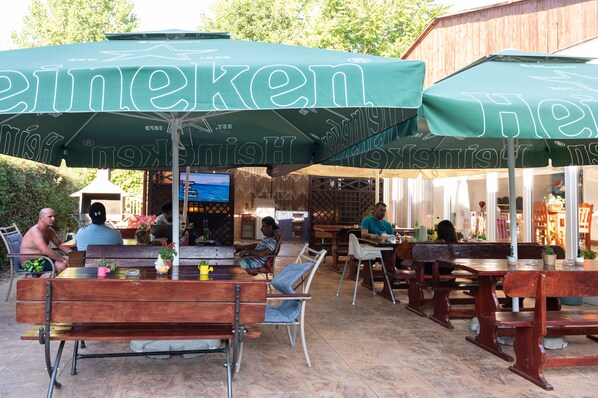 Espace de banquet à l’extérieur