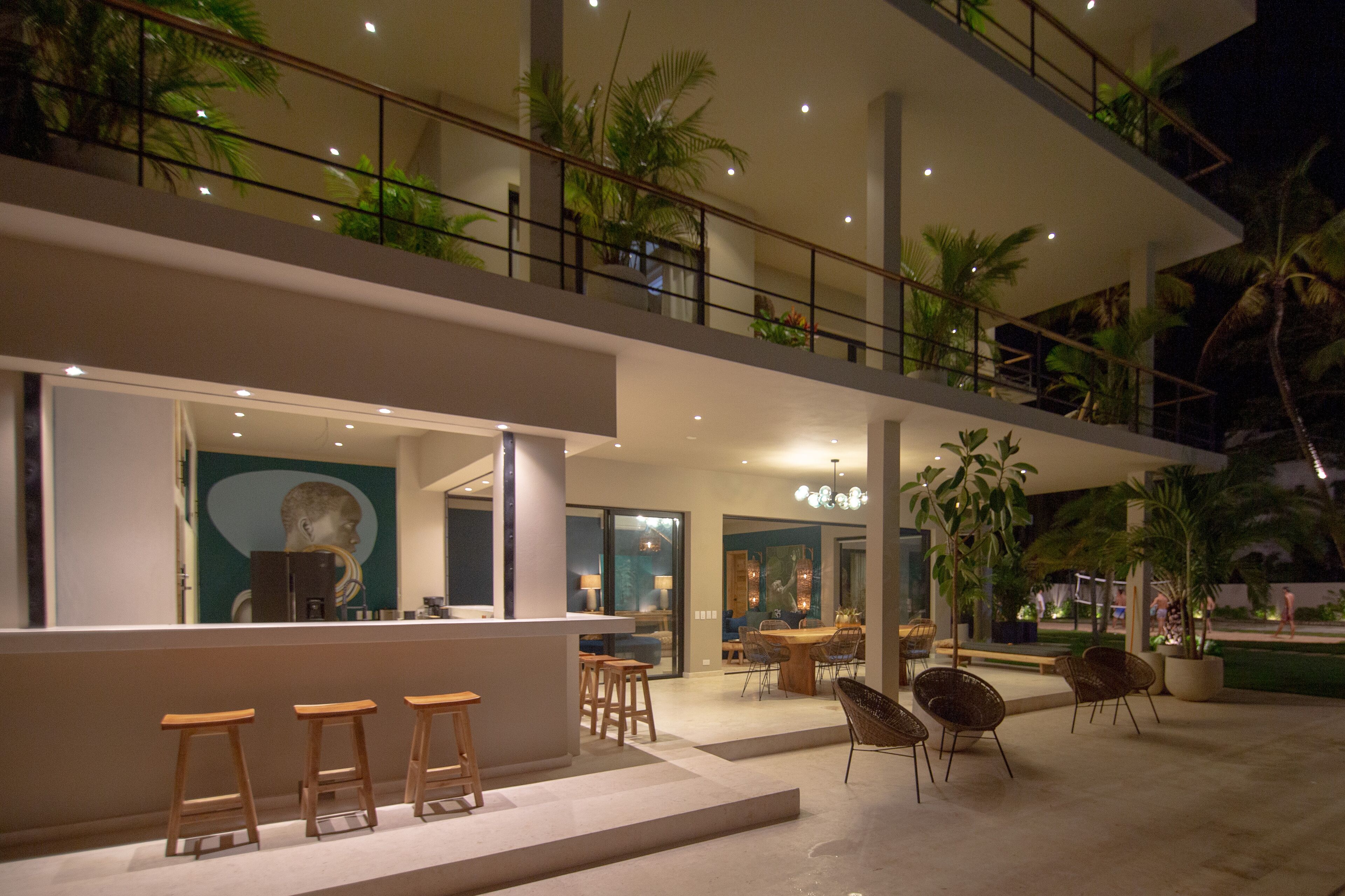 Vila, vários quartos, acessível, varanda | Lounge