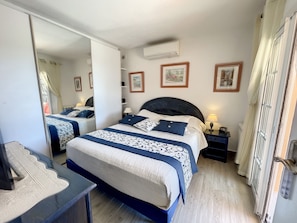 2 camere, ferro/asse da stiro