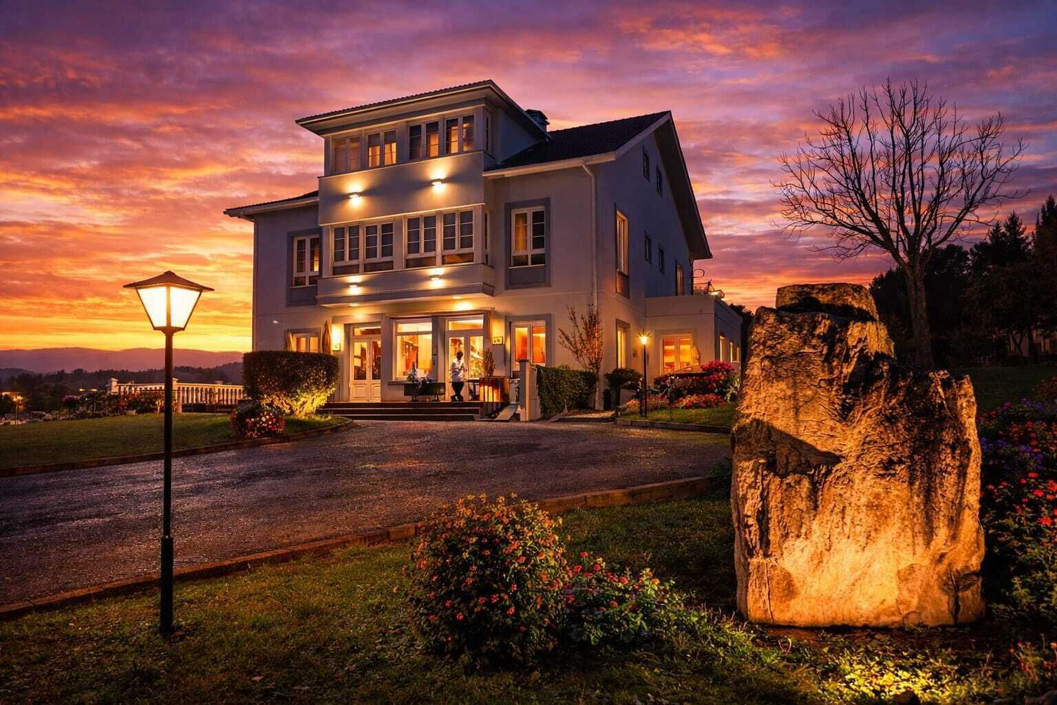 Fassade der Unterkunft