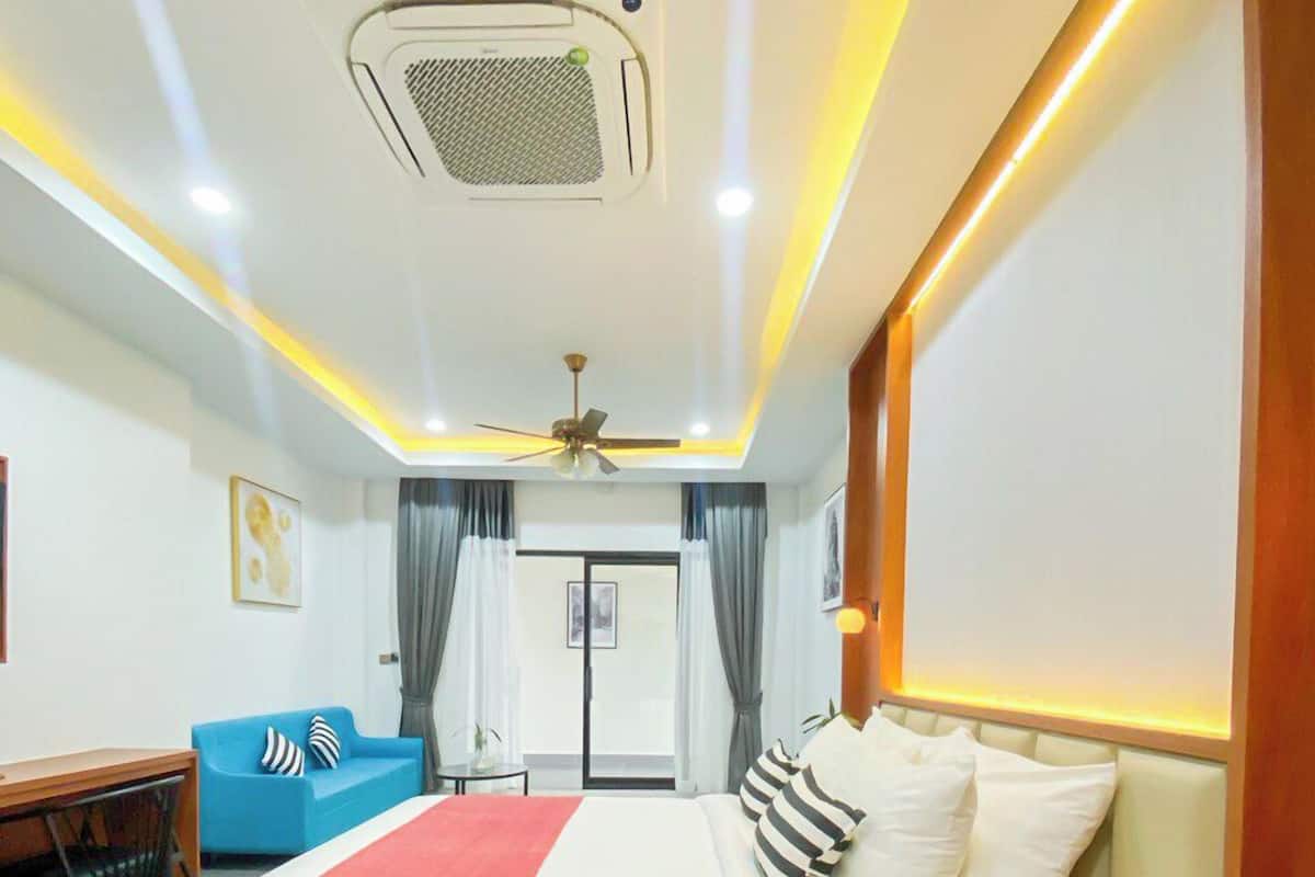 Phòng Suite Junior, 1 giường cỡ king | 1 phòng ngủ, trang trí khác biệt