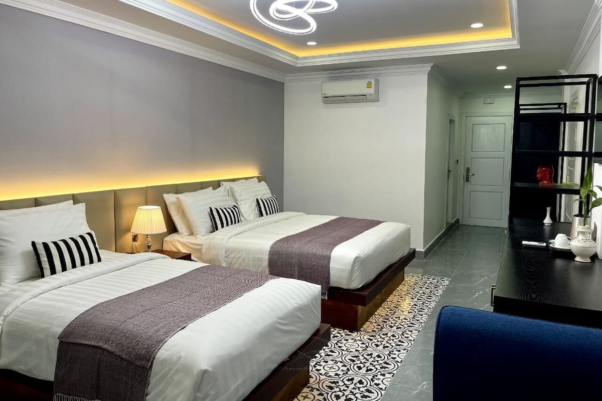 Phòng 2 giường đơn Deluxe | 1 phòng ngủ, trang trí khác biệt