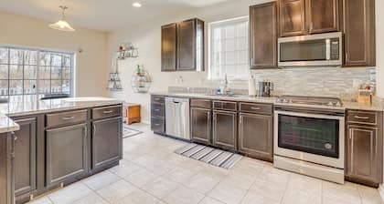 Spacious Ewing Township Home: Home Gym & Deck!