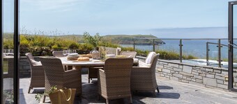 Tregirls - Polzeath -  ocean view, cliff top property sleeping 10