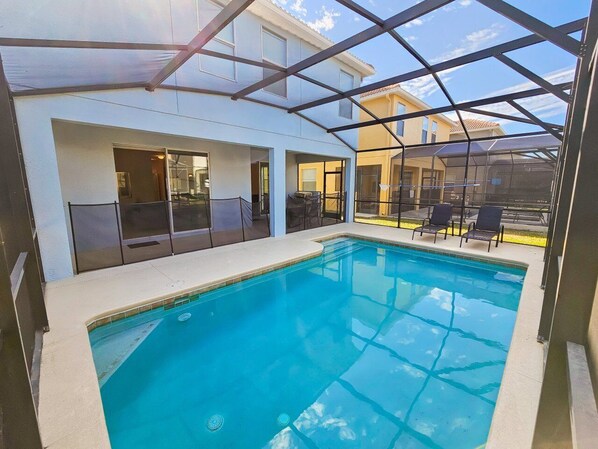 Piscine chauffée
