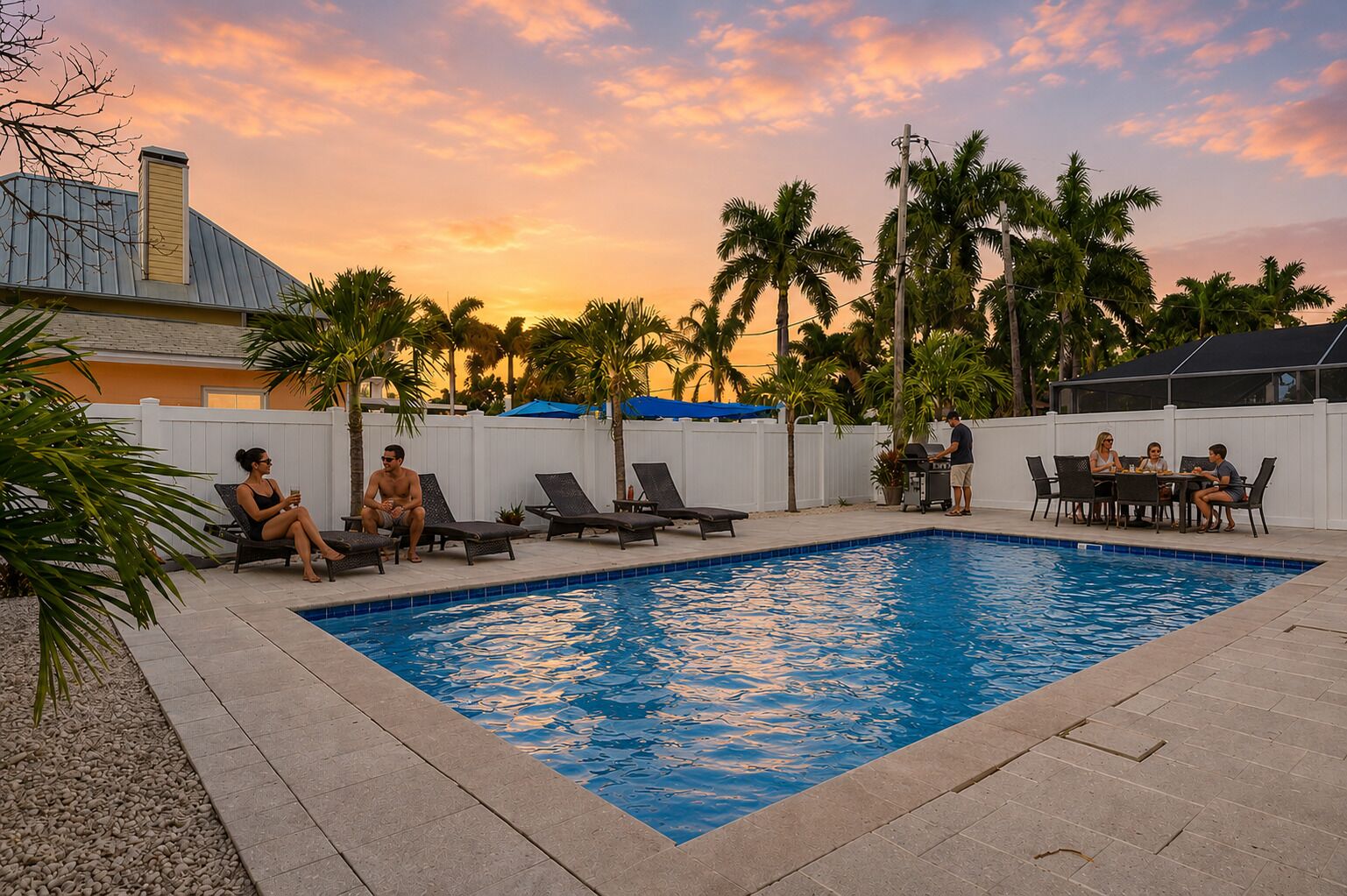 Beheizter Pool