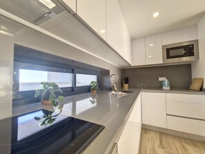 Fridge, microwave, oven, dishwasher - Penthouse Apartment with Sea and Pool Views (San Javier)