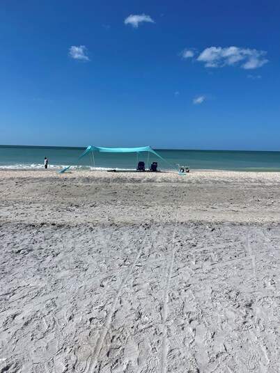 Fully renovated, steps to beach. 2BR/1BA.Dogs welcome! Perfect ratings.