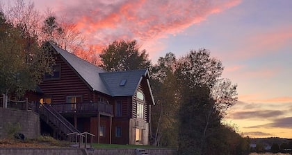 Keweenaw's Houghton Haven waterfront home. Secluded & private, yet close to town