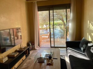 Elite Apartment | Living area | Flat-screen TV - Les Fleurs Du Bien - Marrakech (Marrakech)