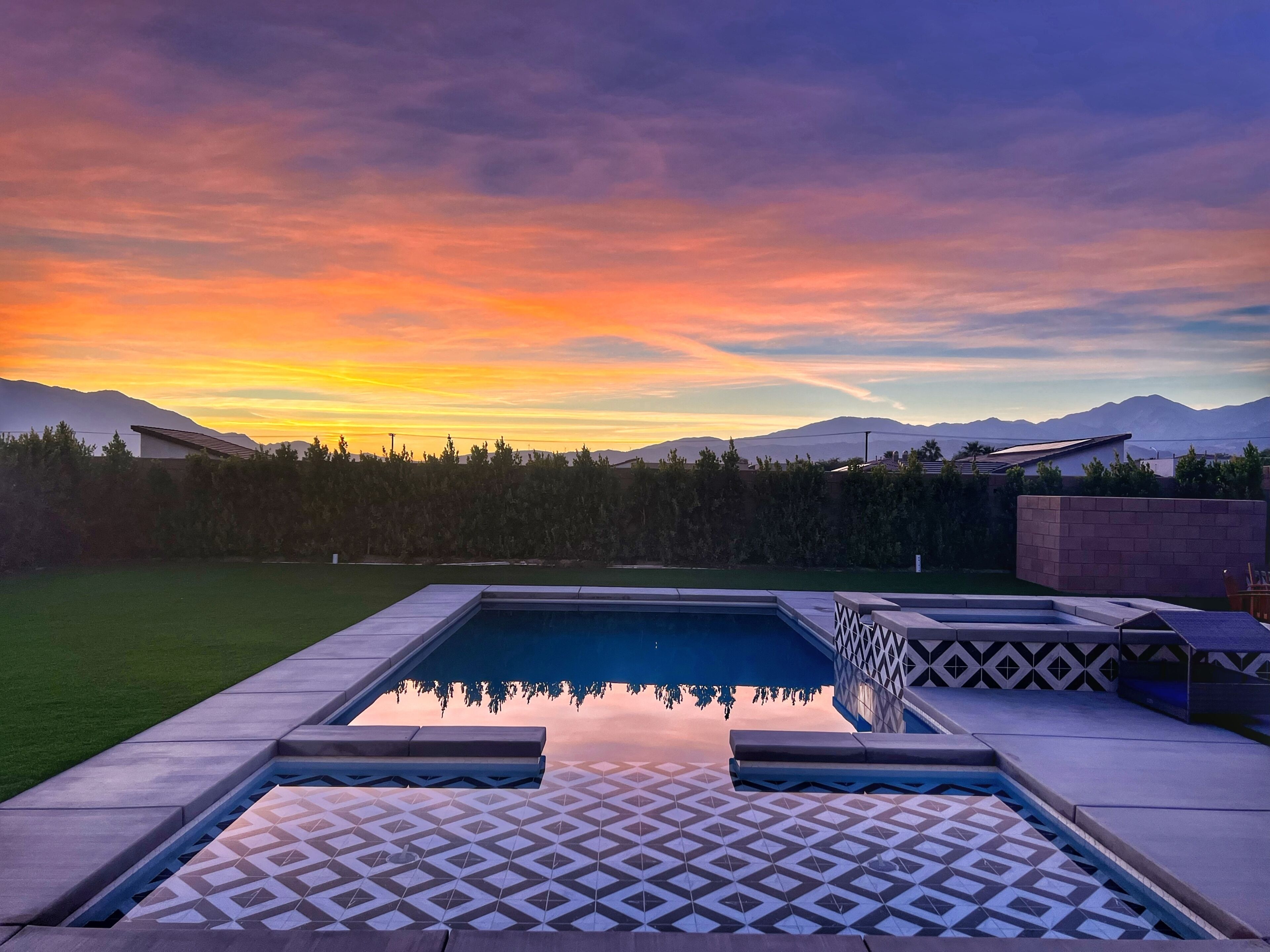 Außenpool, beheizter Pool