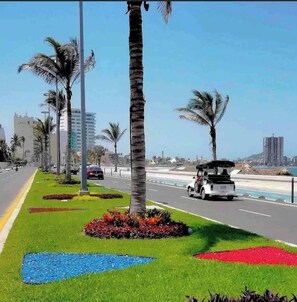 Condo, 2 Bedrooms | Property grounds - Charming Condo in Gaviotas Walk to Beach Cafes, Restaurants Within Golden Zone (Mazatlán)