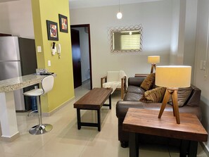 Condo, 2 Bedrooms | Living room - Charming Condo in Gaviotas Walk to Beach Cafes, Restaurants Within Golden Zone (Mazatlán)