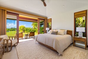 5 bedrooms, iron/ironing board, WiFi, bed sheets - New 5 BR Ocean View Luxury Home w Pool, Fire pit, Spa (Koloa)