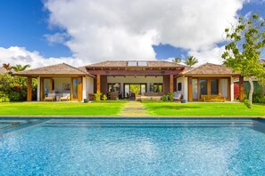 Pool - New 5 BR Ocean View Luxury Home w Pool, Fire pit, Spa (Koloa)