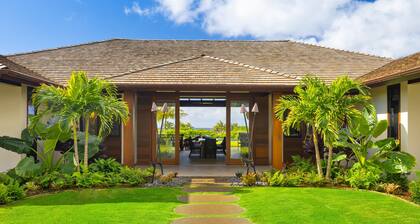 Hale Kipu by Alekona Kauai: Luxury 5br Ocean View Home w Pool, Fire pit, Spa